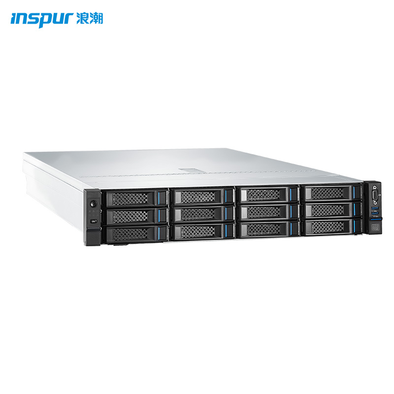 浪潮（INSPUR）NF5270M6 2U机架式服务器 2*5317/128GB/10*16T+2*1.92T/RAID5/双千兆/550W双电/导轨