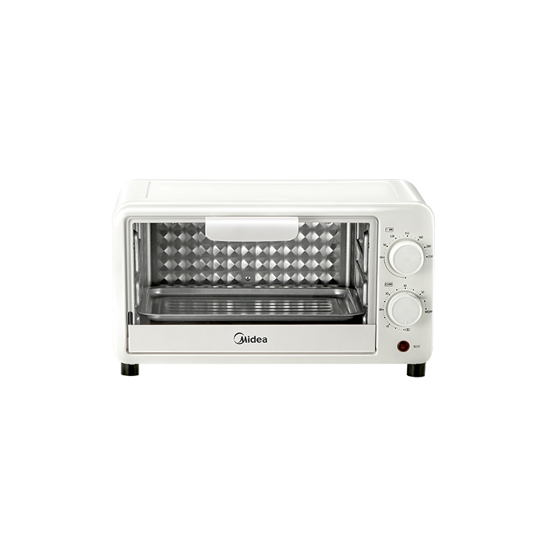 美的（Midea） PT10X1多功能家用 迷你小烤箱 电烤箱蛋糕烘焙 60-230℃调温 白色企业采购