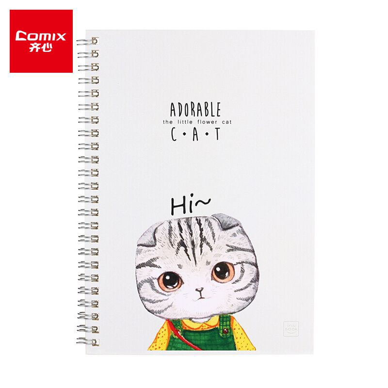 齐心（Comix）ins-book系列装线圈本文具笔记本子记事本日记本作业本 B5/80张