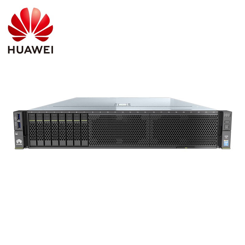 华为HUAWEI 2288H V5 2U8盘 智能计算 服务器 主机 机架 4208*2CPU 32G*2 1.2T*2SAS 双电 SR430C 质保三年