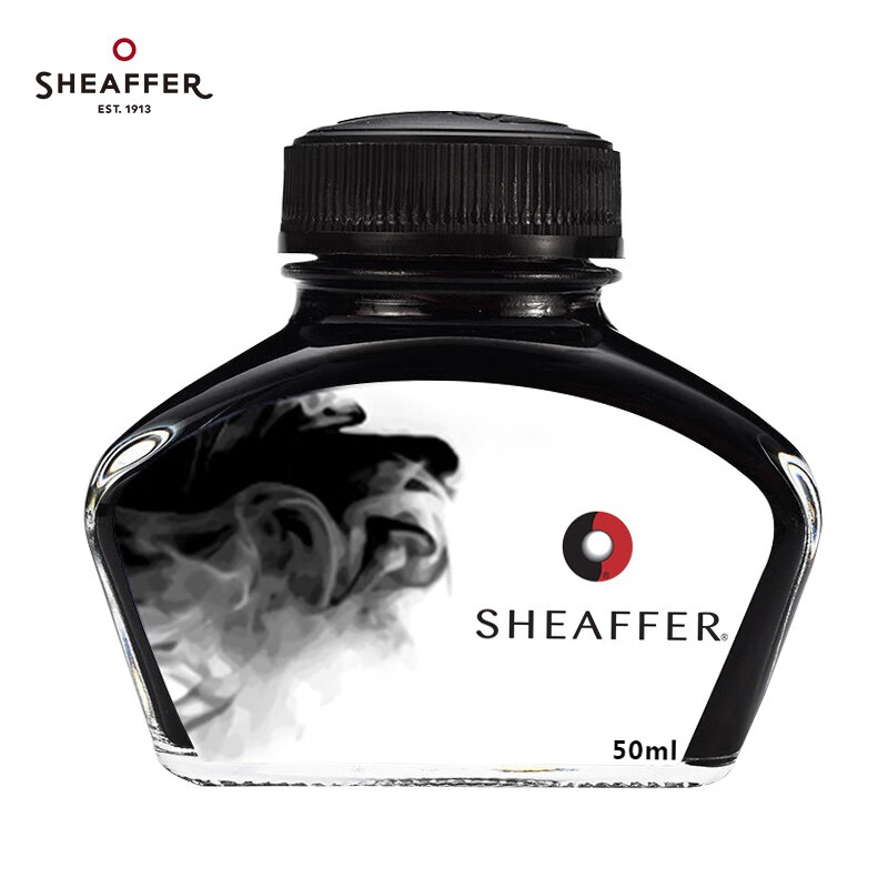 犀飞利（Sheaffer）钢笔/宝珠笔配件 钢笔墨水、墨囊、宝珠笔替换笔芯 墨水 黑色50ml