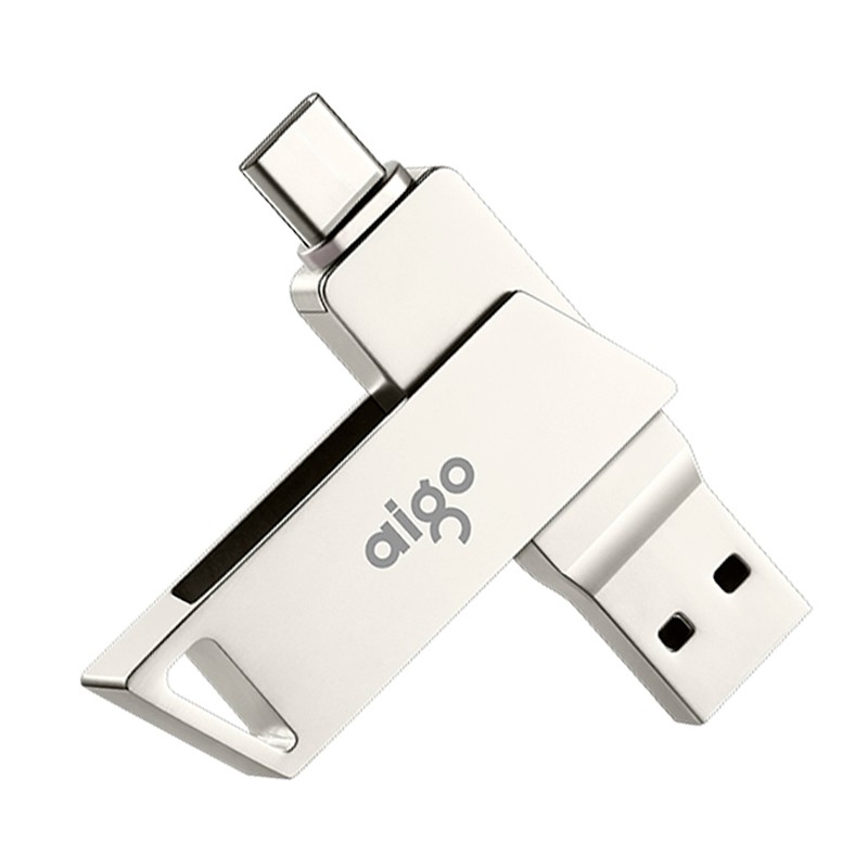 爱国者（aigo）256GB Type-C USB3.0 手机U盘 U350 双接口手机电脑用（一年包换）