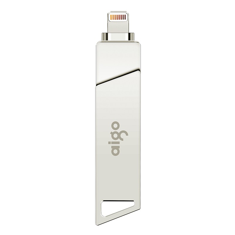 爱国者（aigo）128GB Lightning USB3.0 苹果U盘 U368精耀升级版 银色 苹果官方MFI认证（一年包换）