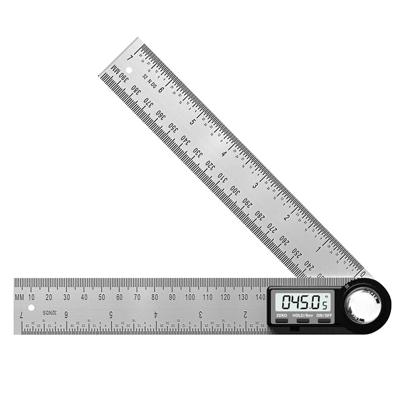 标康 高精度不锈钢电子角度规  经济款工业角度测量仪0-200mm BK-575