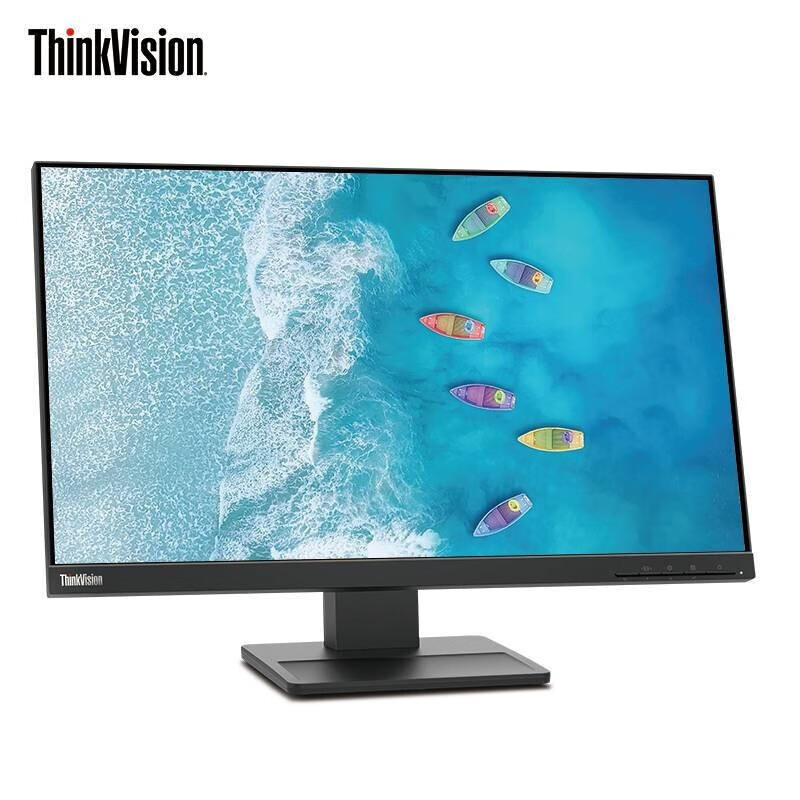 联想 显示器ThinkVision 21.5宽LED液晶黑色TE22-10