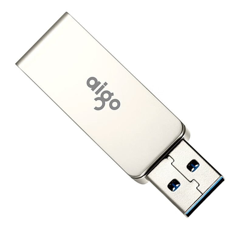 爱国者（aigo）16GB USB3.0 U盘 U330金属旋转系列 银色 快速传输 出色出众（一年包换）