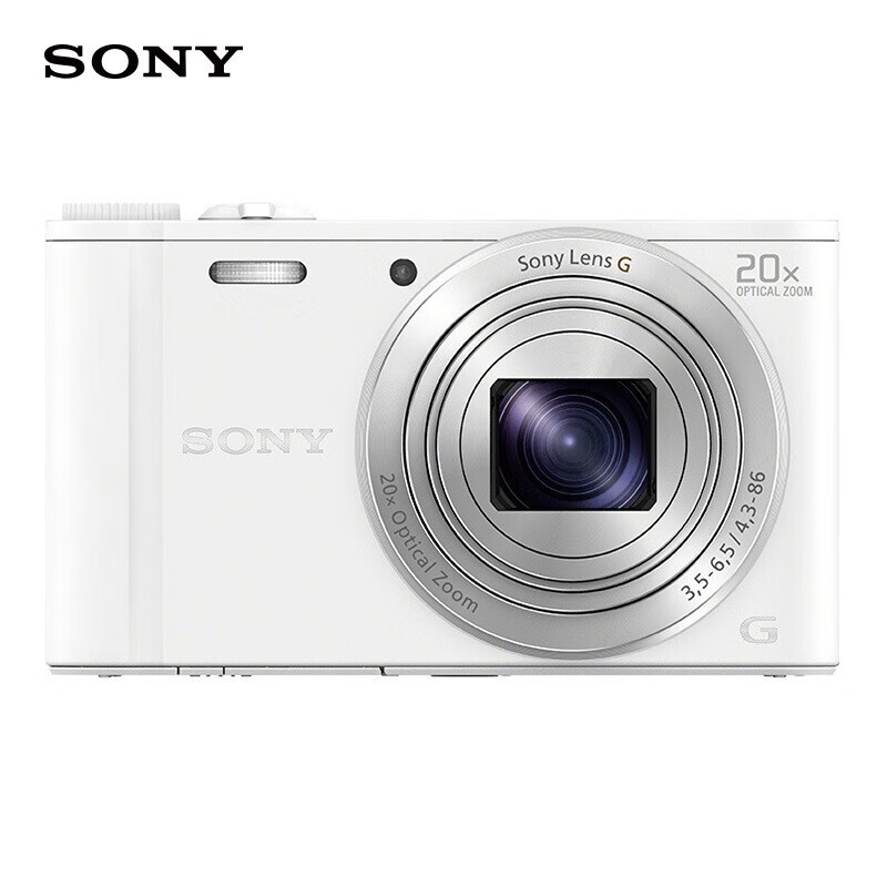 索尼（SONY） DSC-WX350 便携数码相机/照相机/卡片机 白色（约1820万有效像素 20倍光学变焦  Wi-Fi遥控）