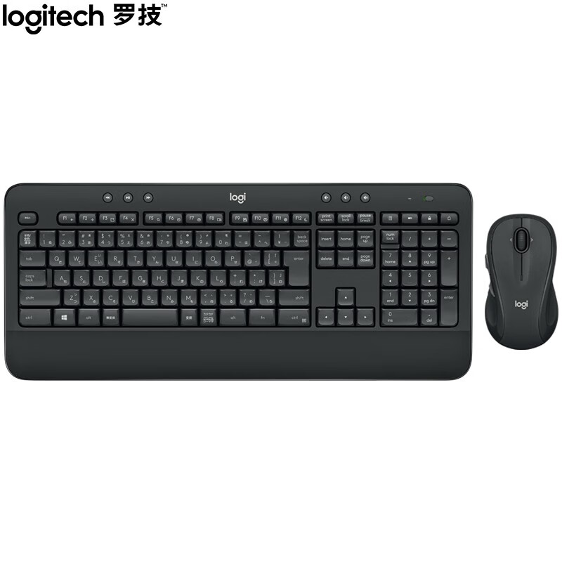 罗技（Logitech） MK545  键鼠套装 无线键鼠套装 办公键鼠套装 全尺寸 黑色