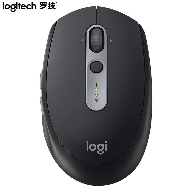 罗技（Logitech）M590 鼠标 无线蓝牙鼠标 办公鼠标 静音鼠标 石墨黑 带无线2