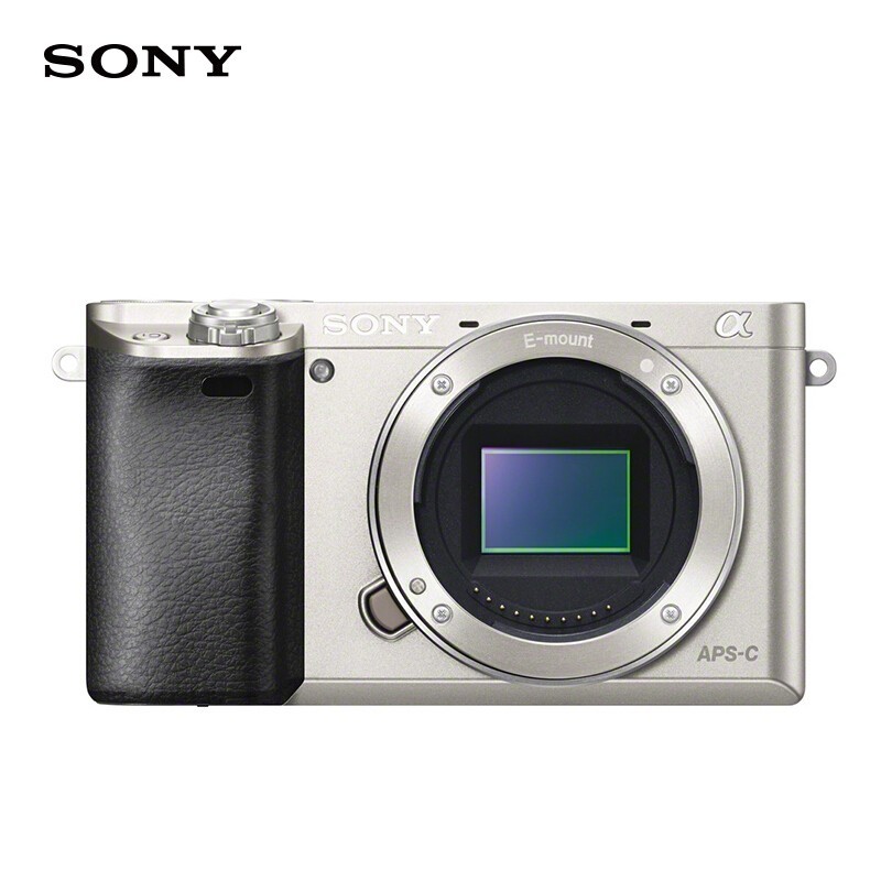 索尼（SONY）Alpha 6000 APS-C微单数码相机机身 银色（约2430万有效像素 a6000）