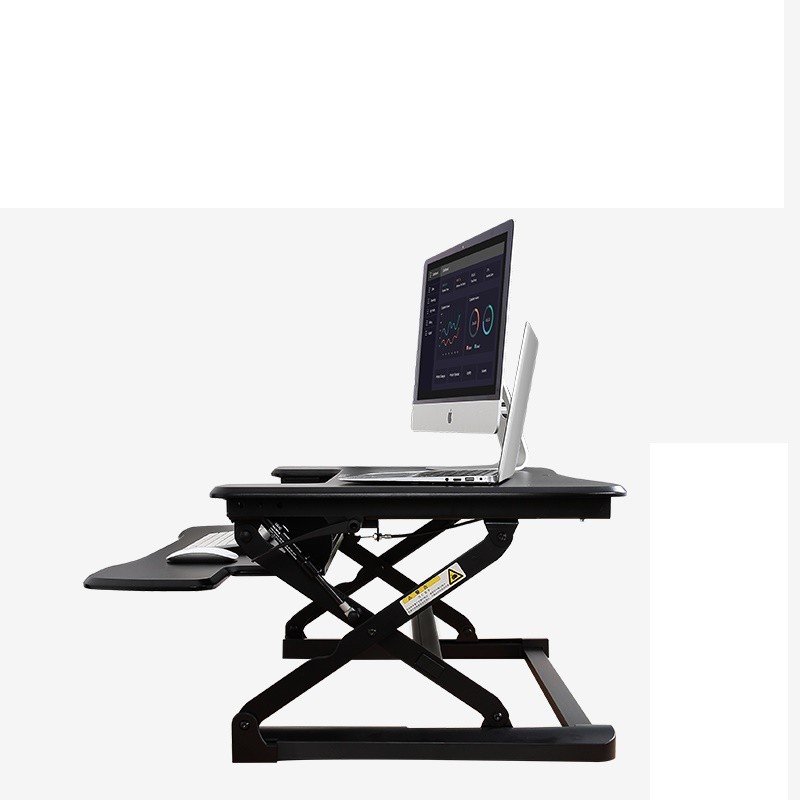 乐歌（Loctek）站立办公升降台 笔记本显示器支架可折叠升降电脑桌 家用工作台书桌 M9S雅黑