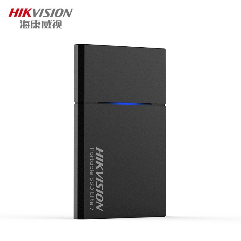 海康威视（HIKVISION）1TB Type-c USB3.2移动硬盘传输速度高达1060MB/s E7极夜黑 （一年包换）