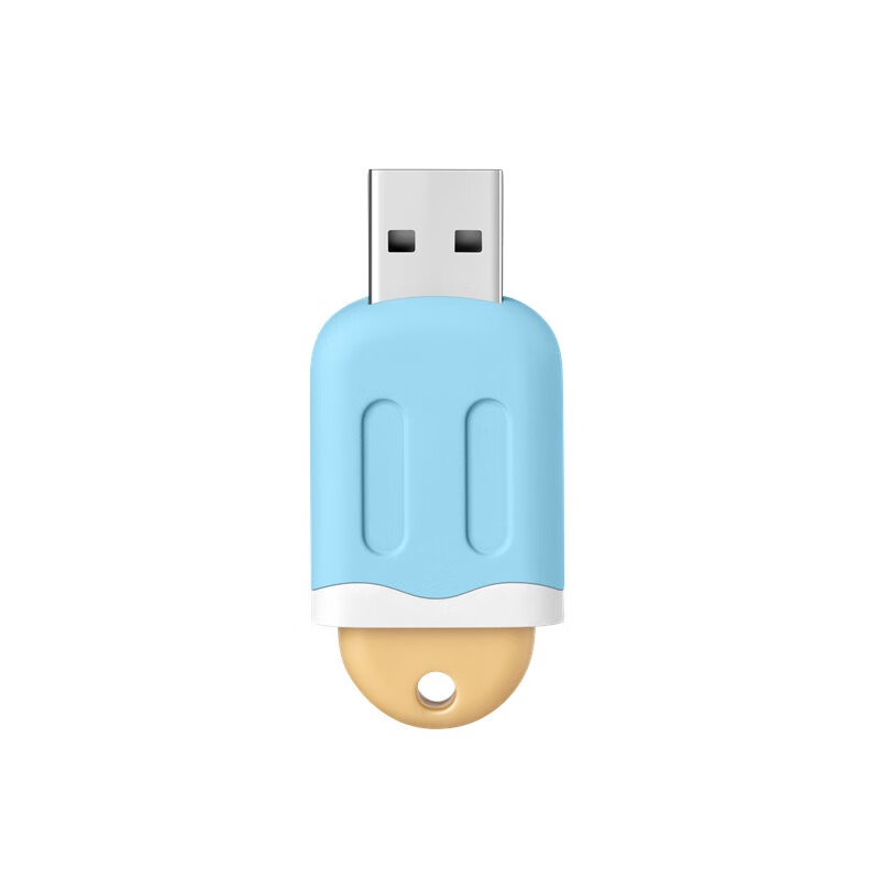爱国者（aigo）32GB USB3.1接口 U盘 U333 蓝色 雪糕系列 高速读写 时尚推拉 亲肤手感（一年包换）