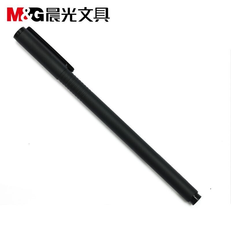 晨光中性笔 AGPA1601金属狂潮0.5mm铁杆签字笔 学习办公水笔 2支装