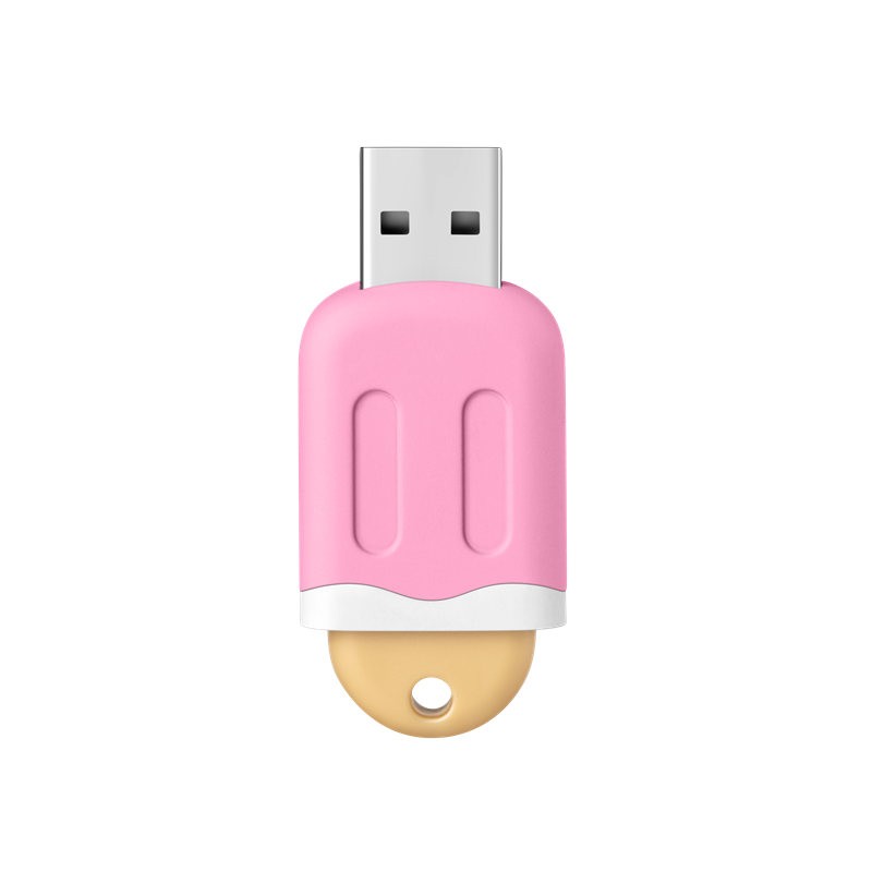 爱国者（aigo）16GB USB3.1 U盘 U333 粉色 可爱雪糕女生系列 高速读写 时尚推拉 亲肤手感（一年包换）