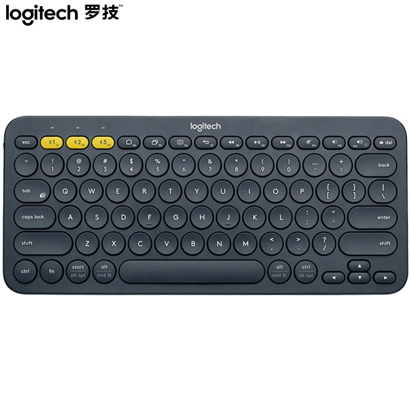 罗技（Logitech）  K380 键盘 无线蓝牙键盘 办公键盘 女性 便携 超薄键盘 