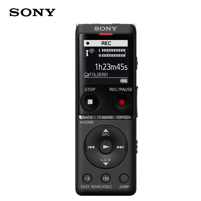 索尼（SONY）录音笔ICD-UX575F 16GB 黑色 智能降噪升级款 专业线性录音棒 （企业专享 一年包换）