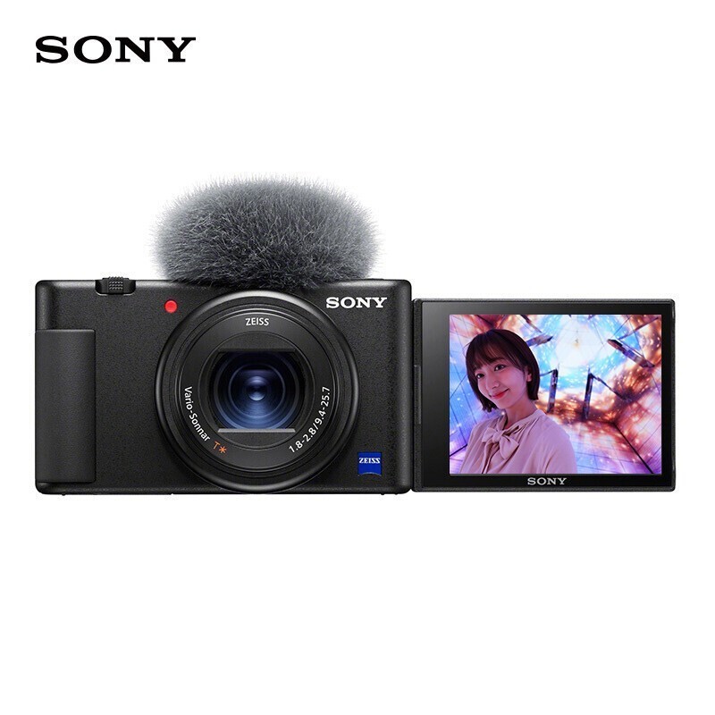 索尼（SONY）ZV-1 Vlog数码相机 （ZV1/索尼ZV1）黑色 4K视频/美肤拍摄/强悍对焦 Vloger必备