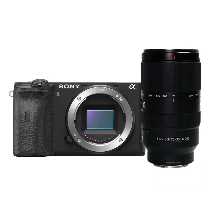 索尼（SONY）ILCE-6600/A6600 微单数码相机 vlog视频 E 70-350mm F4.5-6.3超远射变焦套装（2年质保）