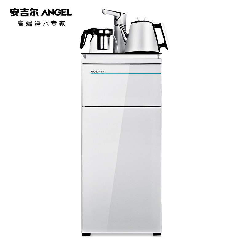 安吉尔（ANGEL）柜式温热型智能饮水机多功能下置式全自动CB2705LK-W白色