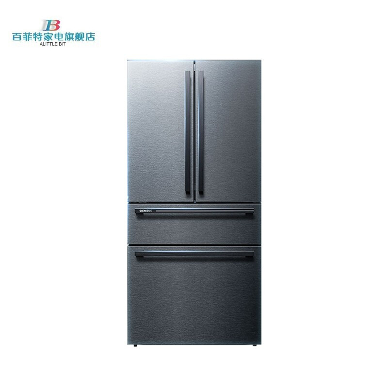 西门子（SIEMENS）KF98FA156C冰箱黑色不锈钢 602升对开多门变频家用大容量零度保鲜冰箱
