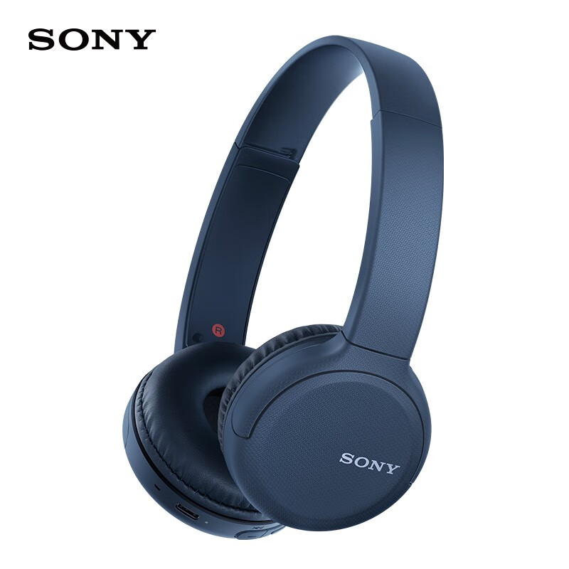 索尼（SONY）WH-CH510 无线立体声耳机 蓝色