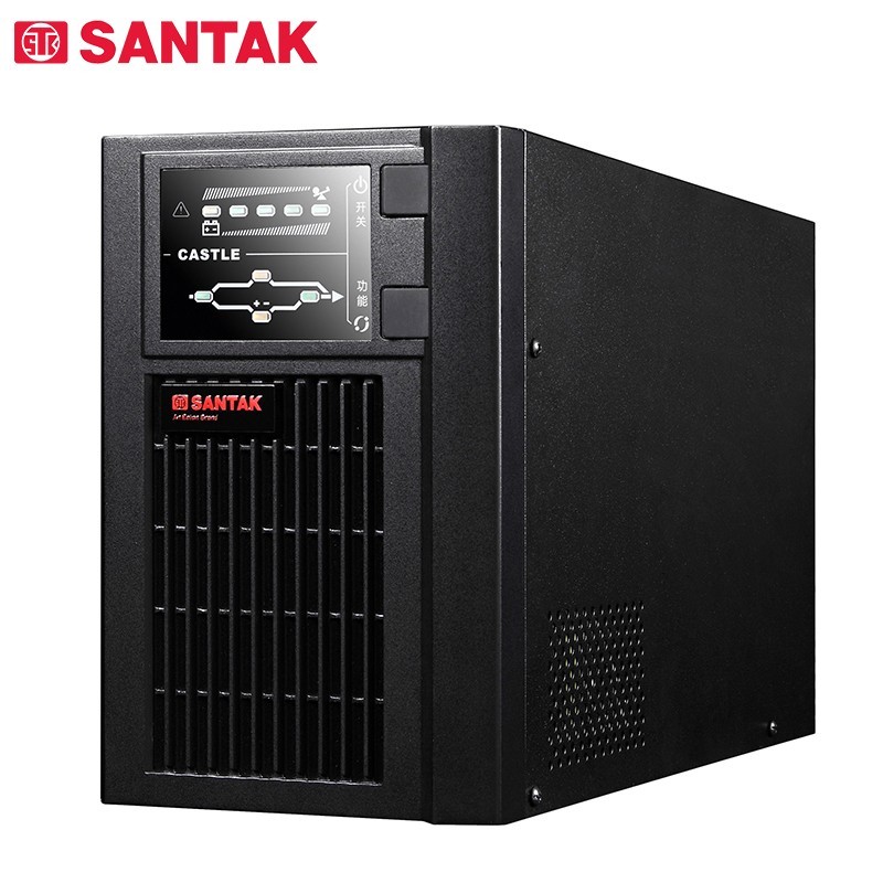 山特（SANTAK）C1K 稳压服务器机房电脑停电后备电源内置电池标准机 1000VA/800W（企业优选 质保三年）