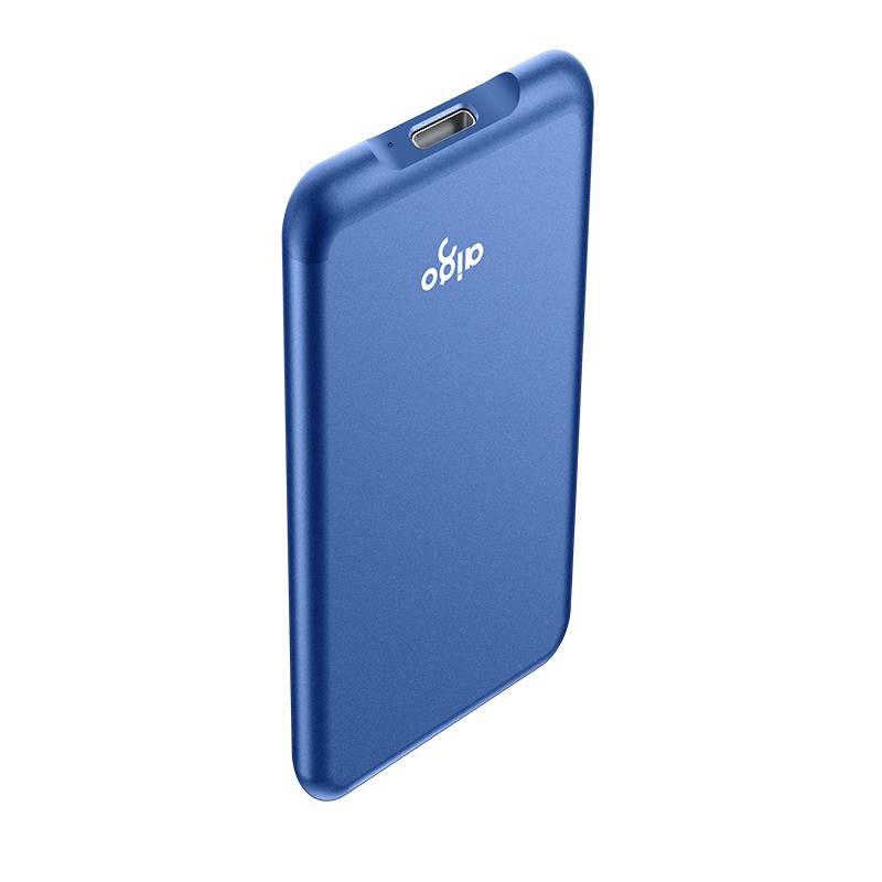 爱国者（aigo）1TB USB 3.1 移动硬盘 固态(PSSD) S7 蓝色 金属抗震