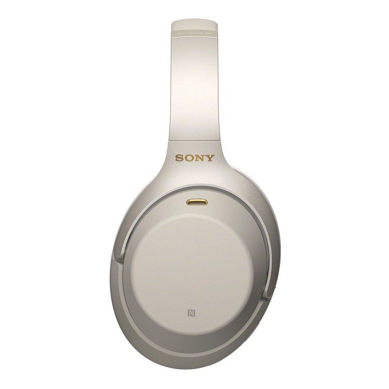 索尼（SONY）WH-1000XM3 高解析度无线蓝牙降噪 头戴式耳机（触控面板 智能降噪 长久续航）铂金银