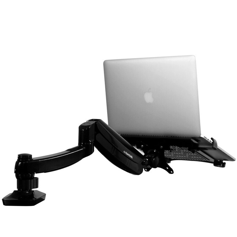 乐歌（Loctek）笔记本平板电脑支架 旋转升降气压办公增高桌面支架（适用10-17英寸）D5F