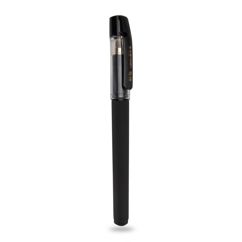 晨光1.0中性笔 粗笔杆笔芯商务签字笔水笔签到笔练字笔AGPA2502 12支一盒装