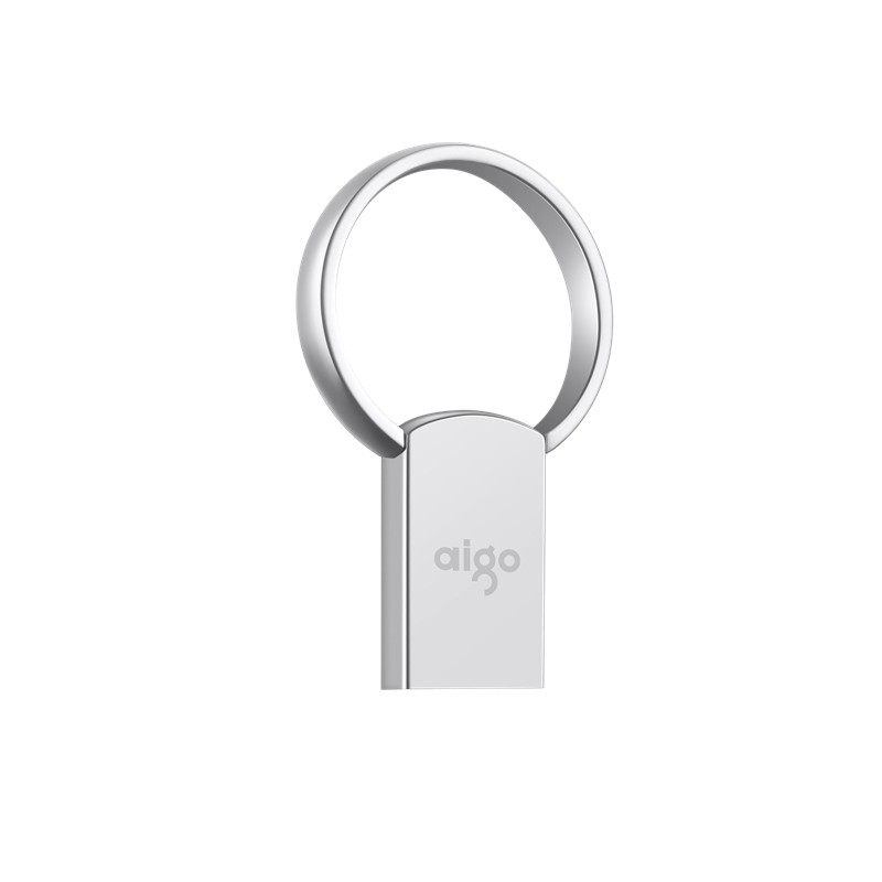 爱国者（aigo）64GB USB2.0 U盘 U269 银色 金属U盘（一年包换）