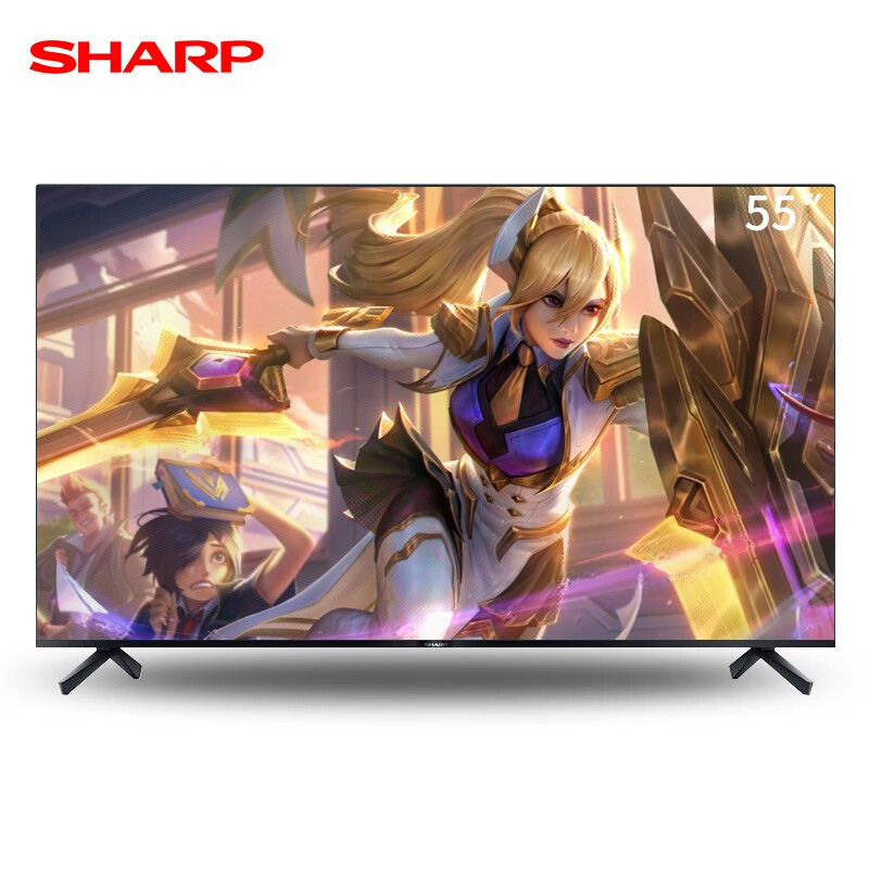夏普（SHARP）4T-M55Q5CA 55英寸全面屏4K超清超薄智能网络液晶平板电视机55Q5CA