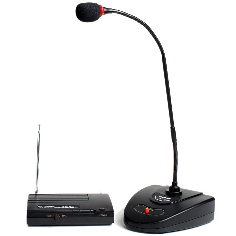 得胜（TAKSTAR）MS-168W无线台式会议话筒 鹅颈麦克风 司会议专用无线桌面话筒典雅黑（企业优选 五年质保）