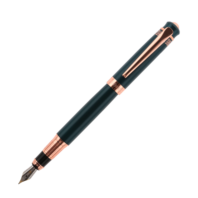 英雄（HERO）钢笔 849 明尖铱金笔 0.5mm 绿色