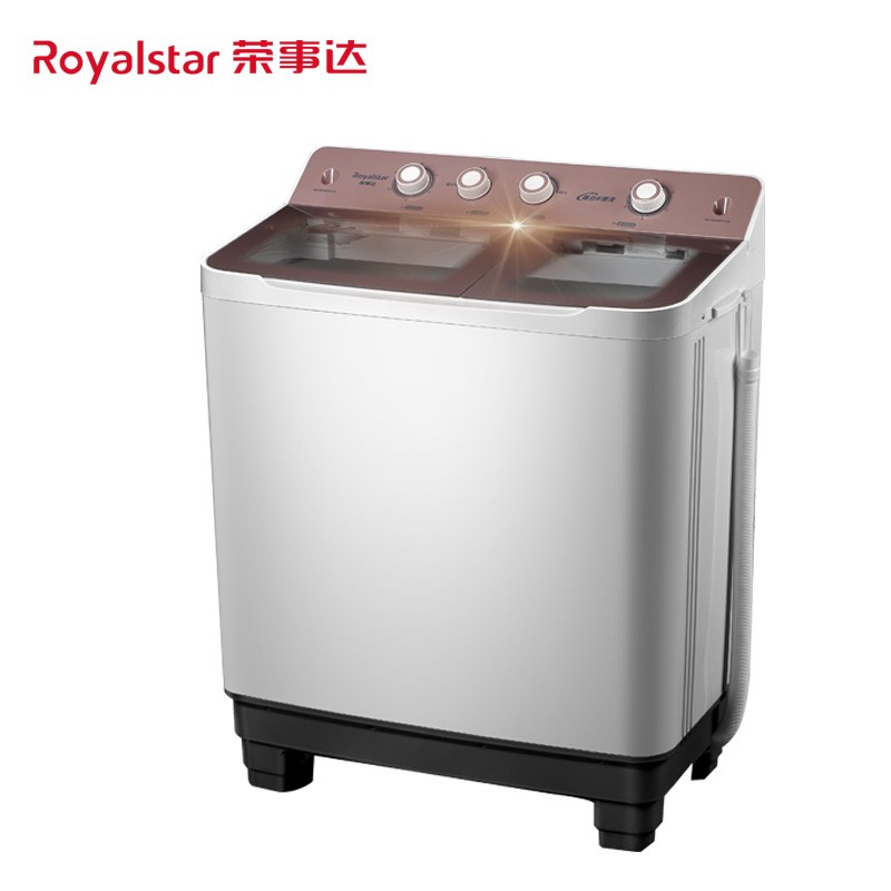 荣事达（Royalstar）洗衣机 半自动双桶洗衣机 11公斤大容量 单洗单脱 钢化玻璃上
