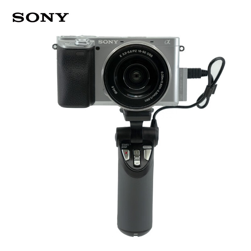 索尼（SONY）Alpha 6400+GP-VPT2BT APS-C画幅微单数码相机 蓝牙手柄套装 vlog视频 银色(ILCE-6400/A6400)