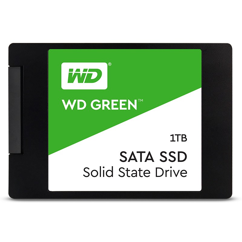 西部数据（WD）1TB SSD固态硬盘 SATA3.0接口 Green系列-SSD日常家用普及版｜三年质保