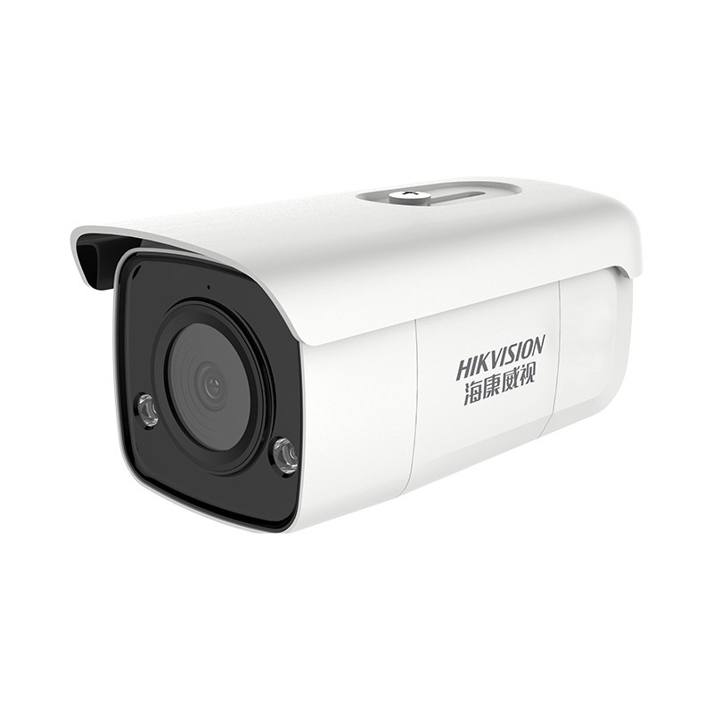 海康威视监控摄像头 400万超清智能警戒筒型网络摄像头 POE网线供电 音频报警 对讲摄像头 3T46FWDA3-IS(6mm)