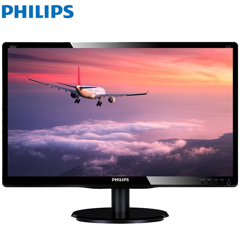 飞利浦（PHILIPS）200V4QSB 19.53英寸MVA显示器 广视角LED（商用） 200V4QSB（五年质保）