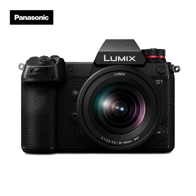 松下（Panasonic）S1K全画幅微单相机微单套机（20-60mm）9600万像素高分辨率 5轴防抖 +128G卡（3年质保）
