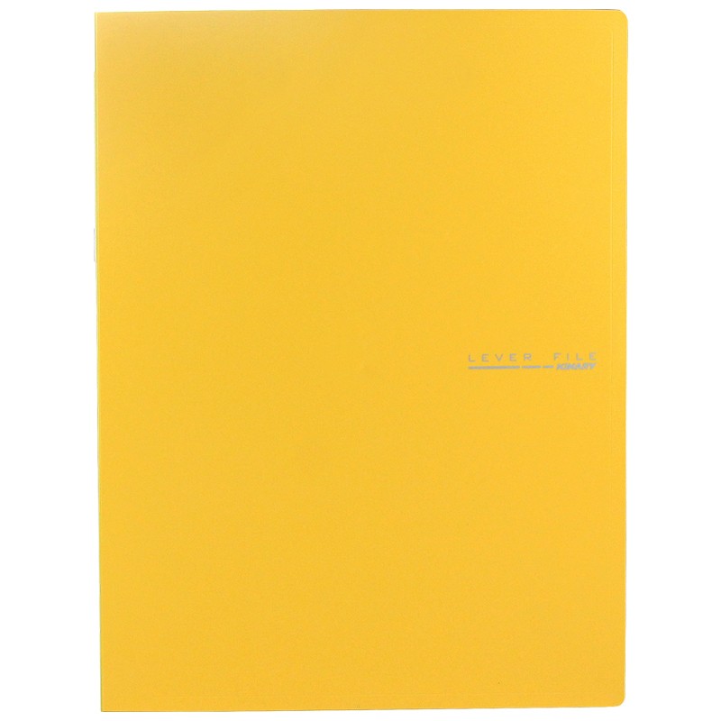 金得利(KINARY)A4长力夹+板夹文件夹 高质感加厚资料夹 黄色12个装AF714
