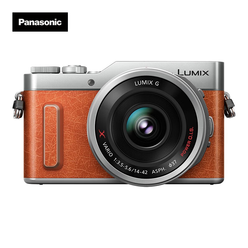 松下（Panasonic）GF10X 微单相机 数码相机电动镜头微单套机（14-42mm）4K 美颜自拍 橙色 +64G卡3年质保