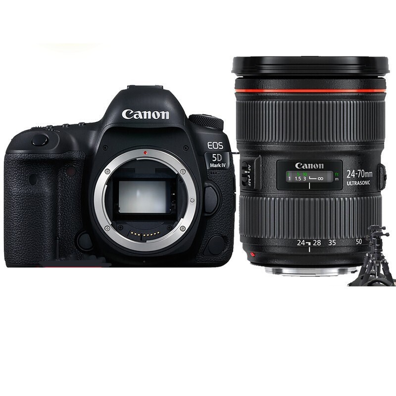 佳能（Canon） EOS 5D Mark IV/5D4全画幅单反相机 EOS 5D IV EF24-70/2.8L II USM镜头套装 套餐二