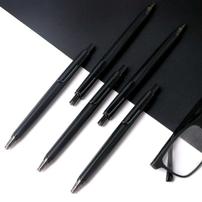 晨光（M&G）中性笔优品AGPH3704黑0.5 外观黑 1盒10支