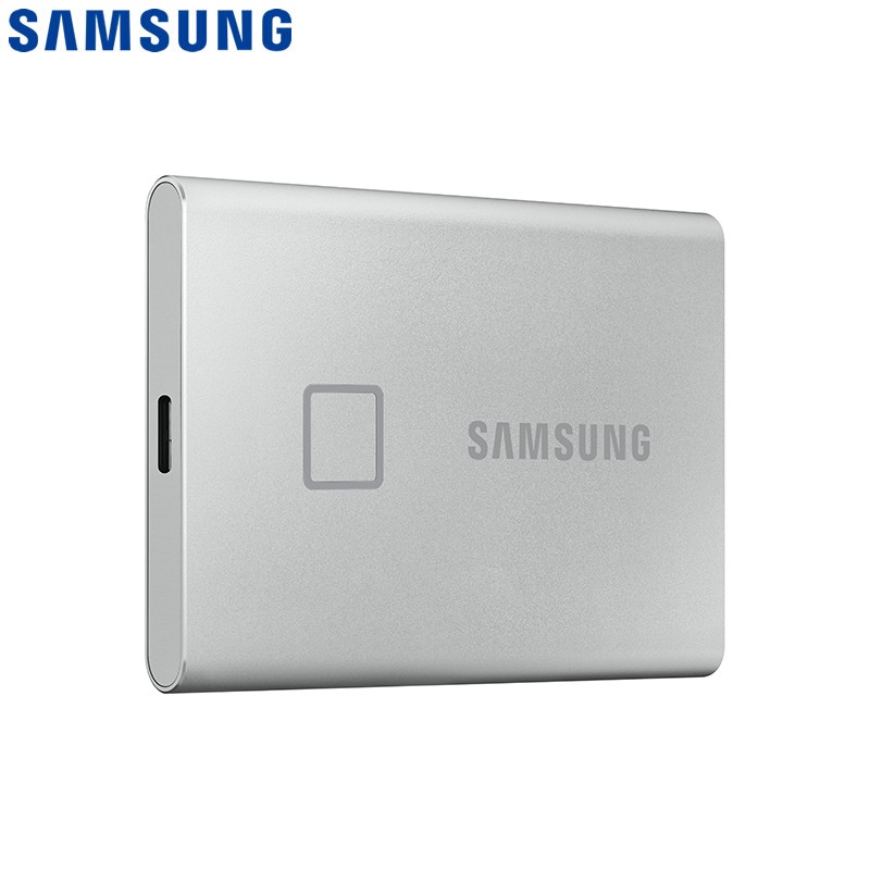 三星（SAMSUNG） 1TB Type-c 移动固态硬盘（PSSD） T7 Touch 银色 NVMe传输速度1050MB/s （一年包换）