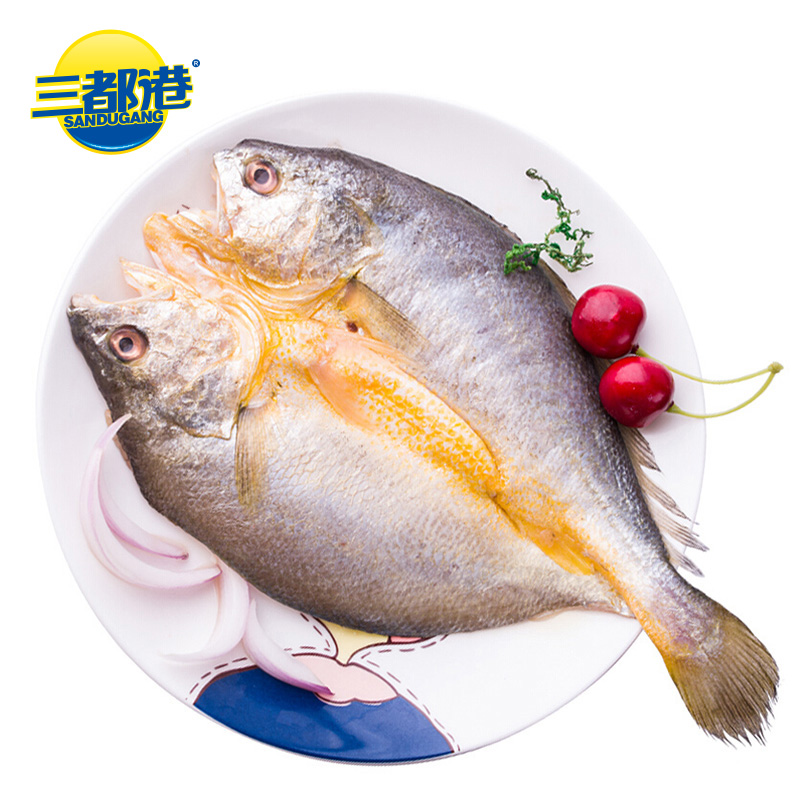 三都港 宁德小黄花鱼 鱼鲞450g/3条装(已调味)海鲜水产 生鲜 健康轻食