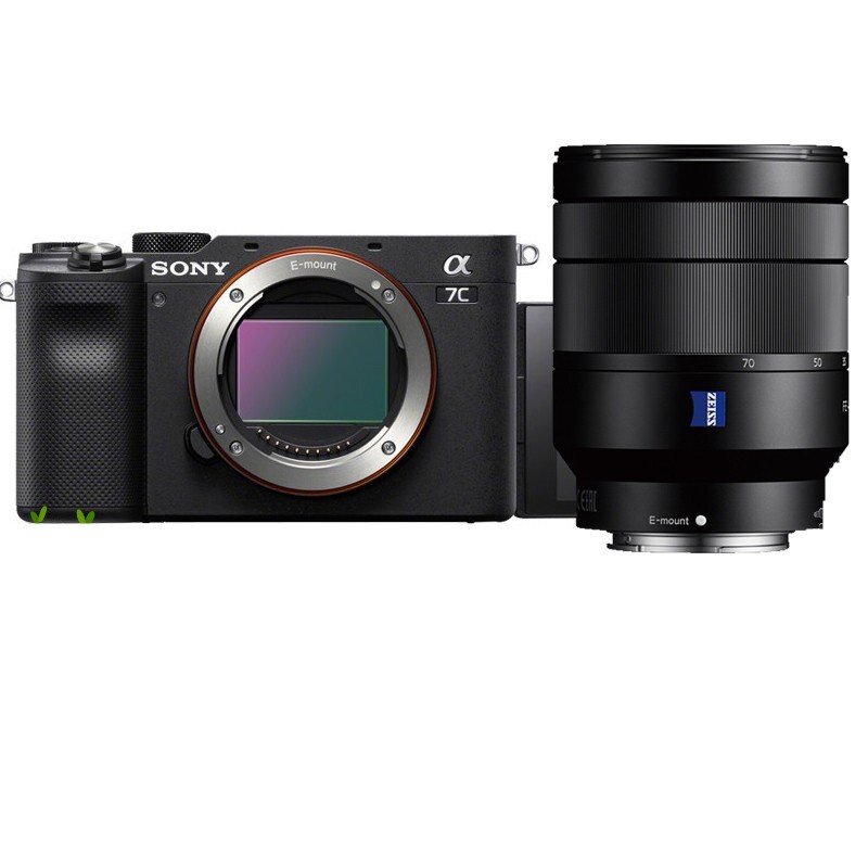 索尼（SONY）Alpha 7C/A7c/a7c全画幅微单数码相机 T* FE 24-70mm F4 标准变焦镜头 礼包版两年质保