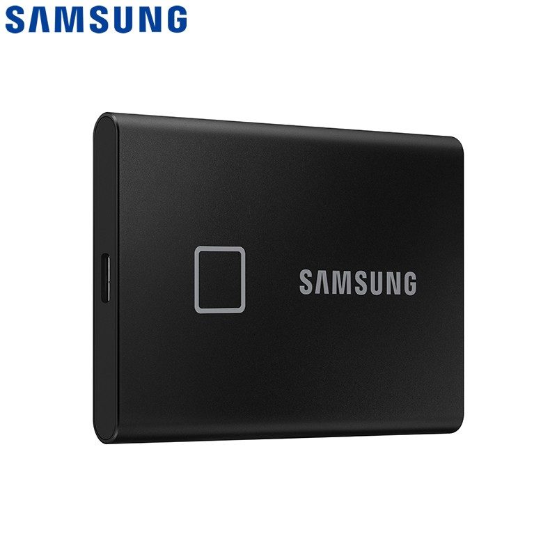 三星（SAMSUNG） 2TB Type-c 移动固态硬盘（PSSD） T7 Touch 黑色 NVMe传输速度1050MB/s （一年包换）