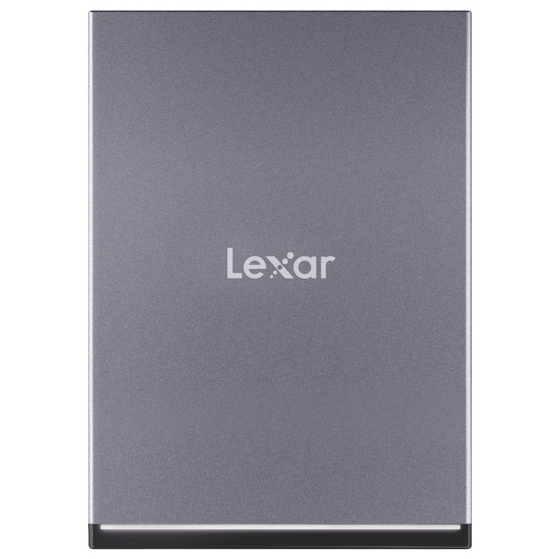 雷克沙 (Lexar ) 500G Type-c USB3.1 移动固态硬盘（PSSD) SL210 传输速度550MB/s 高档全金属 炫酷灯带